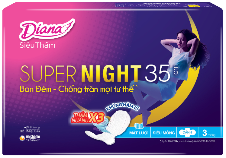 Diana Super Night Siêu Ban Đêm 35cm